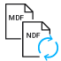 restore MDF and NDF database files